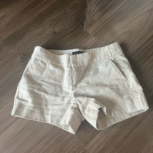 Banana republic sparkly khaki shorts